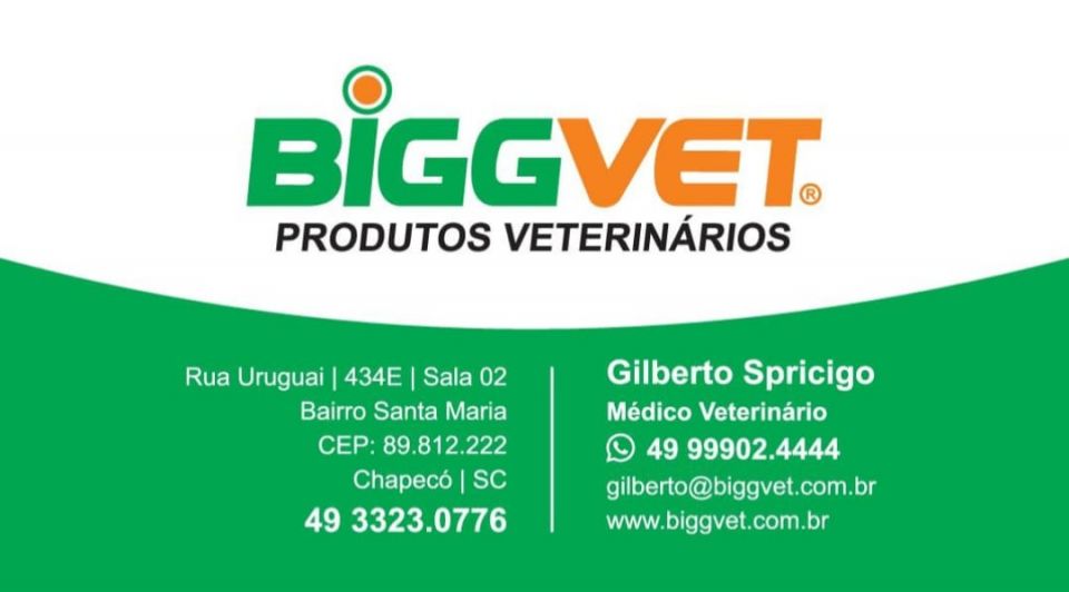 Biggvet Produtos Veterin�rios GILBERTO SPRICIGO Gestor WhatsApp (49) 9.9902-4444 